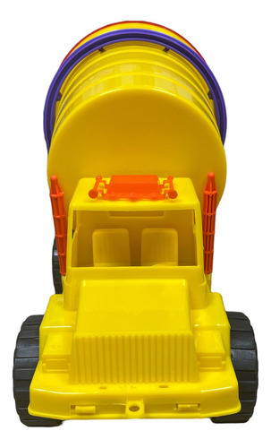 Camion Mezclador 16 Bloques- Juguete 2 Juegos En 1 Jng Color Amarillo