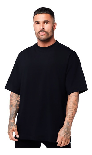 Imagen 1 de 5 de Remeron Remera Oversize Manga Corta Hombre Gimnasio