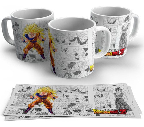 Caneca Anime Dragon Ball Z  Para Colecionar Arte Quadrinhos