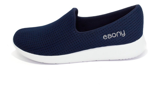 Imagen 3 de 6 de Tenis Ebony Go Walk E-1940 Descanso Dama Marino