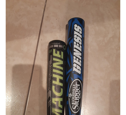 Lote 2 Bat Beisbol Infantil Rawlings Machine Y Genesis (Usado)