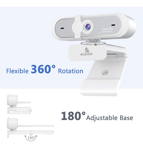 Webcam Nexigo N660p (gen 2) 1080p 60fps Con Control De