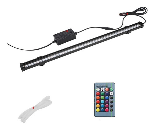 Lampara Sumergible Burbujas Acuario 92 Cm Control Remoto