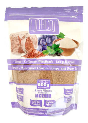 Linacol Colágeno Uva Té (morada) 500g