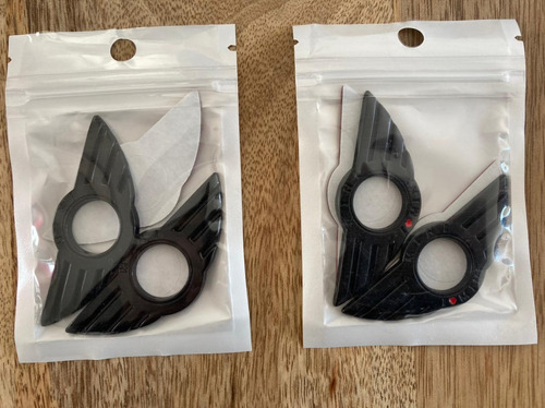 Alas Embellecedoras De Seguro De Puerta Mini Cooper Black