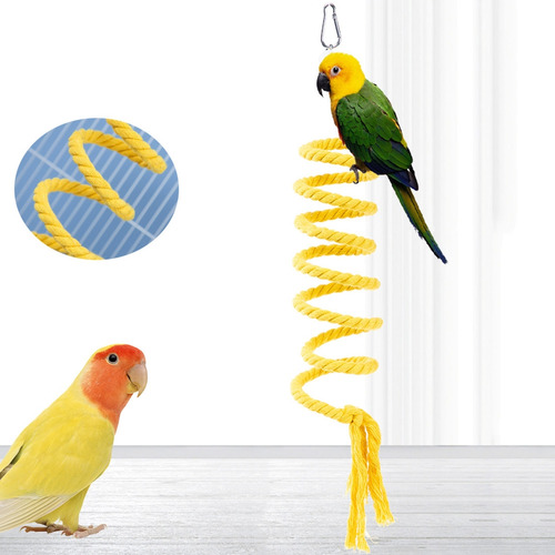 Columpio (gn-s), Juguete Con Forma De Jaula Para Loros, Colu