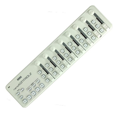 Controlador Usb-midi Faider Generacion 2 Blanco Korg Nanokon