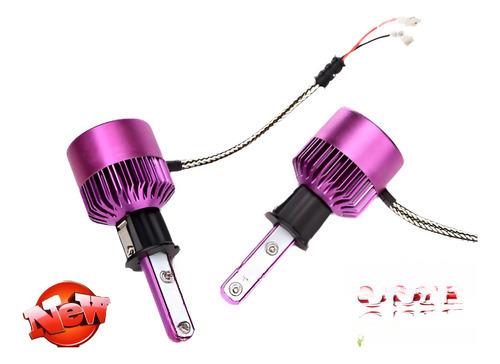2 X H3 Led Drl Linterna Kit Coche Bombilla Lámpara Baja De L