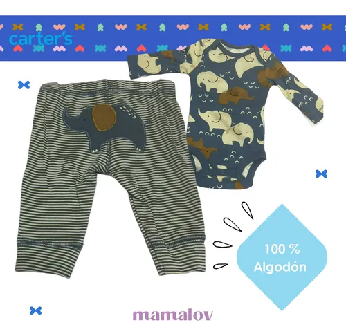 Conjunto carters elefante sale