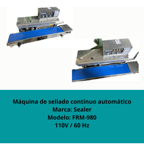 Máquina De Sellado Continuo Automático