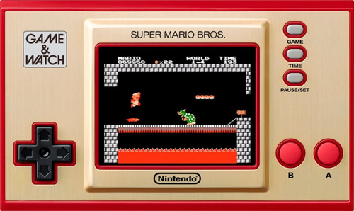 Nintendo Game & Watch Super Mario Bros. color rojo y dorado