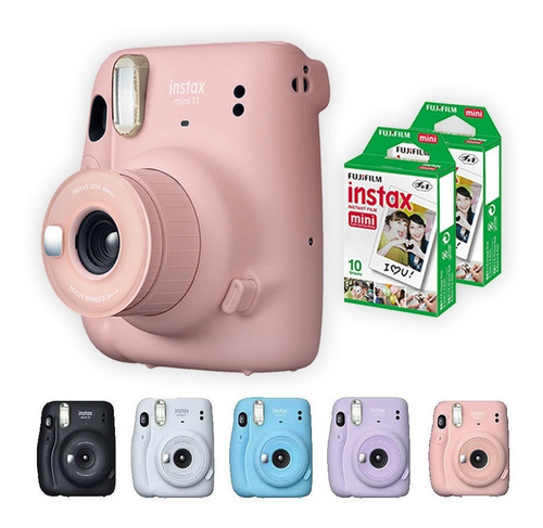 Camera Instax Mini 11 Com 20 Filmes Polaroid Fujifilm Brinde