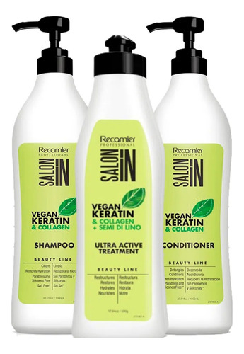 Salon In Recamier Kit Keratin Hair Beauty Line