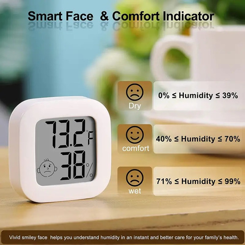 Termómetro Digital Para Interiores Con Higrómetro