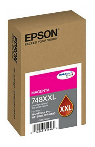 Tinta Epson 748xxl Color Magenta Para Workforce 6090 / 6590