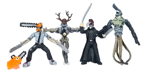 Juguete 5 Figuras De Accion Denji Chainsaw Man Pochita