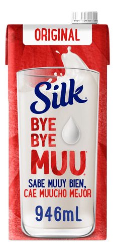 Leche Vegetal Silk Bye Bye Muu Original 946ml