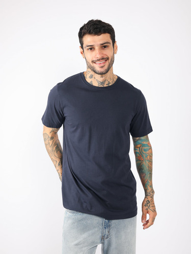 Polo Para Hombre Dunkelvolk Basic Simple Tee Nvy2