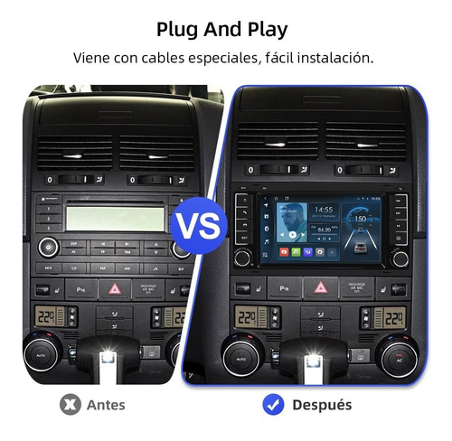Radio 2g Carplay Para Vw Touareg Transporter T5 Multivan