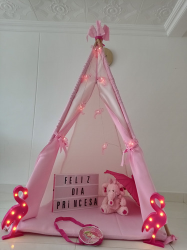 Imagen 1 de 5 de Carpa Para Niñas - Castillo De Princesas Teepee Infantil