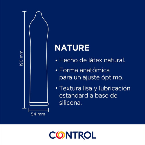 Imagen 2 de 6 de Preservativos Control Nature X3 Uds