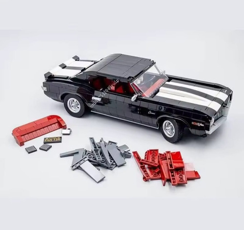 Blocos De Montar Camaro Z28 Com 1456 Peças 35.5cm Mod 10304 1456 Camaro Z28