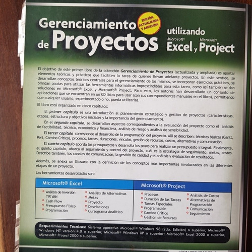 Imagen 2 de 8 de Gerenciamiento De Proyectos Utilizando Excel Y Project