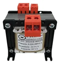 Comprar Transformador 0-220-380 Vca \u002F 24 Vca\u002F 25 Va. Marca Traffo