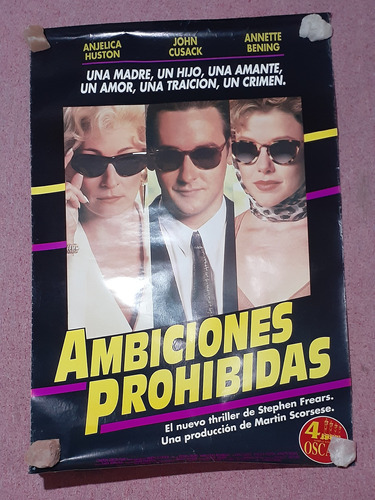 The Grifters ( Ambiciones Prohibidas ) Poster Afiche Cine Or