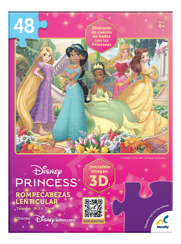 Rompecabezas Especial Lenticular Princesas