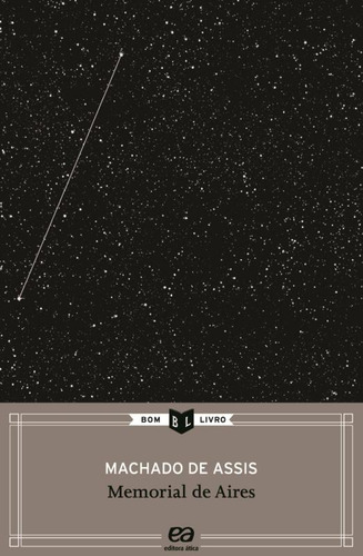 Memorial de Aires, de Assis, Machado de. Bom livro Editorial Ática, capa mole em português, 2000