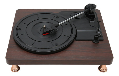 Tocadiscos Con Tocadiscos De Vinilo De 3 Velocidades, Vintag