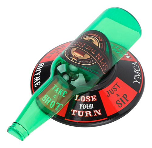 Juego De Ruleta Shot Botella Giratoria Fiestas Alcohol