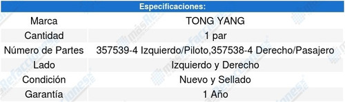 Kit-2 Tolvas/loderas Salpicaderas Tong Yang Mazda 3 10 A 13