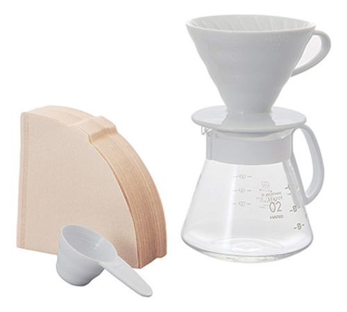 Cafetera Hario V60 Tamaño 02 Blanco Pour-over Café