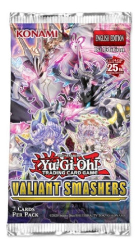 Libro - Yugioh Booster X 7 Cartas - Valiant Smashers - Kona