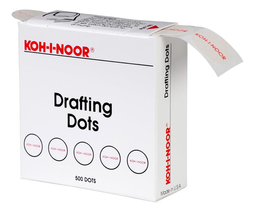 Puntos De Dibujo Adhesivo Koh-i-noor, 088 Diámetro, Se Seca