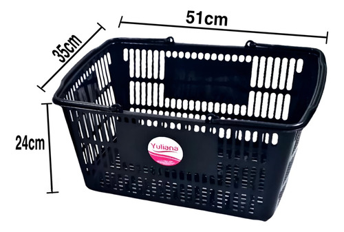 Canasta Para Compras Autoservicio Grande (1 Pieza)