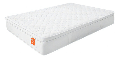 Colchón En Espuma Y Con Pillow Top Classic Confort 200*200 Color Blanco