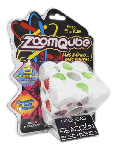Imagen 3 de 6 de Zoomqube Shine Cubo C/luz-sonido Juego Habilidad Y Reacción