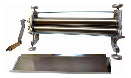 Laminadora De Masa Manual 50ctms Aluminio Acero