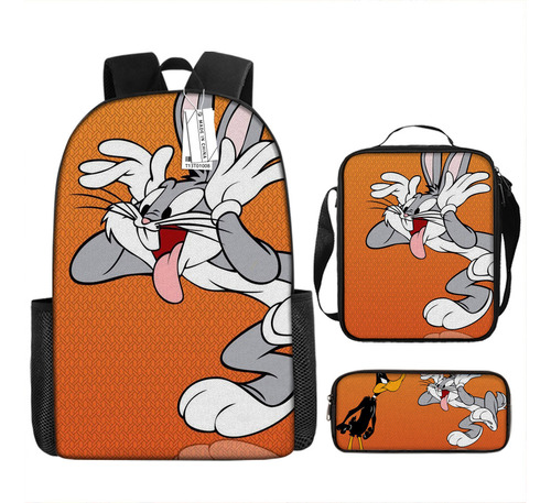 Mochila Escolar Amazon Hot Sale Bunny Looney Tunes Para Estu