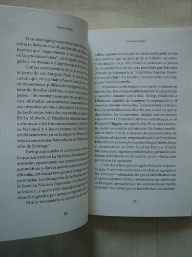 La Familia Militar - Hernán Millas, Planeta, 1999. (Usado)