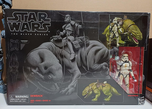 Dewback And Sandtrooper Star Wars Black Series (Usado)