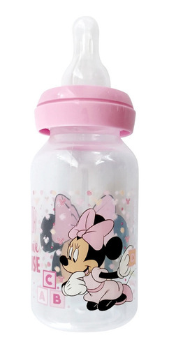Mamadera Tetina Silicona 125ml 0m+ Con Asas Minnie Disney