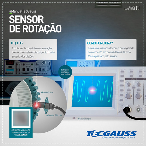 Sensor Rotação Gol Ii Special 1.0 Mi 8v 2002 2003 2004 2005