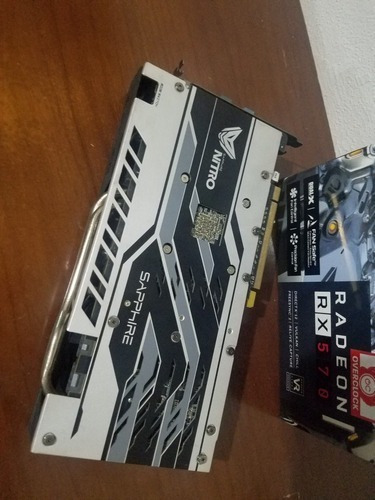 Imagen 2 de 4 de Tarjeta De Video Grafica Saphire Nitro Rx570 8gb Drr5 Origi