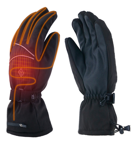 Guantes Heated Mittens Sport Warm Guantes Eléctricos Con Pan