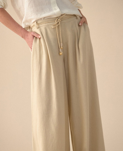 Pantalón Esprit 631g000 Crudo Plum