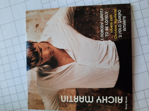 Ricky Martin + C. Aguilera - Nobody Wants To Be Lonely  Cd